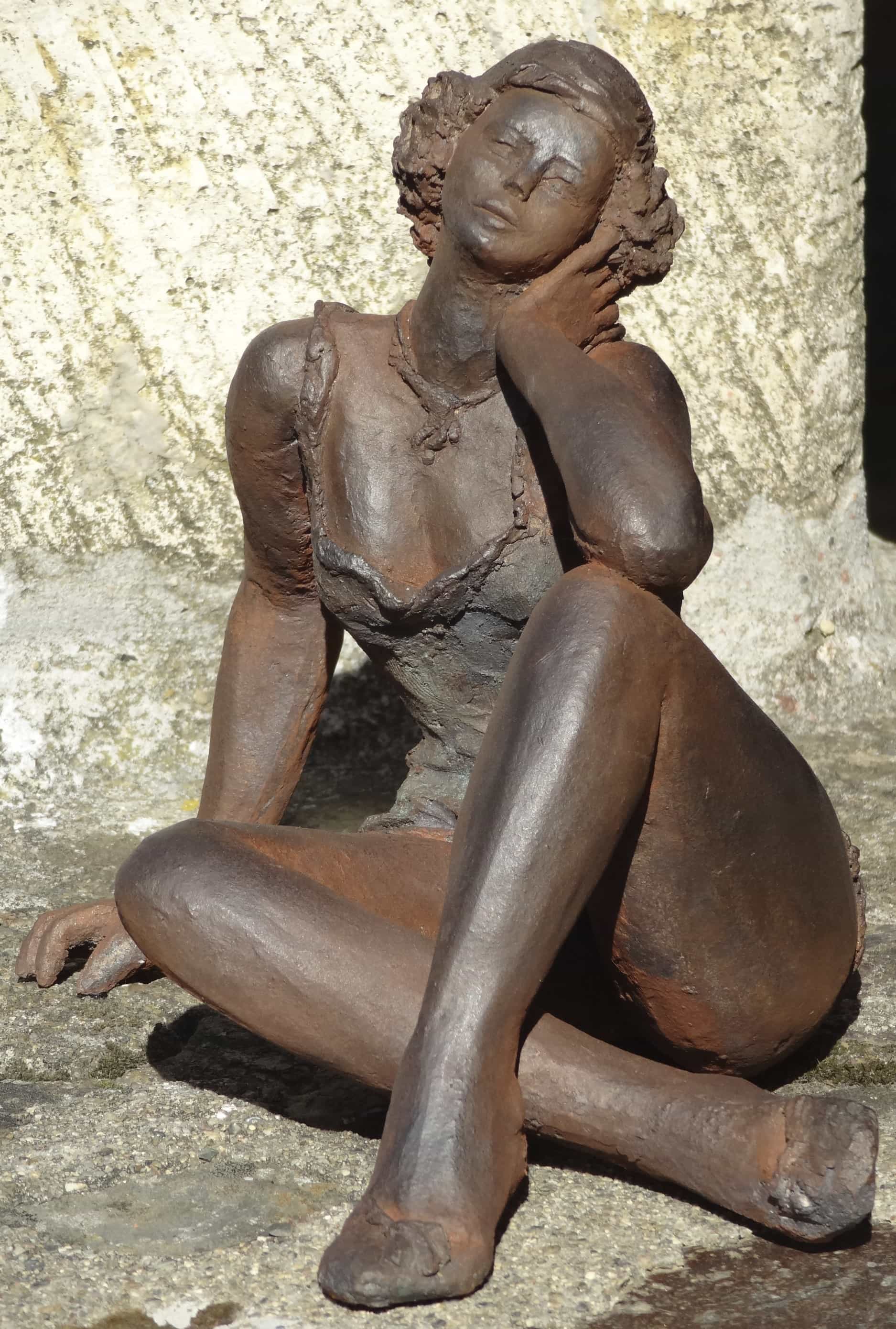 BLANCHE - Sculpture femme vers Rocamadour
