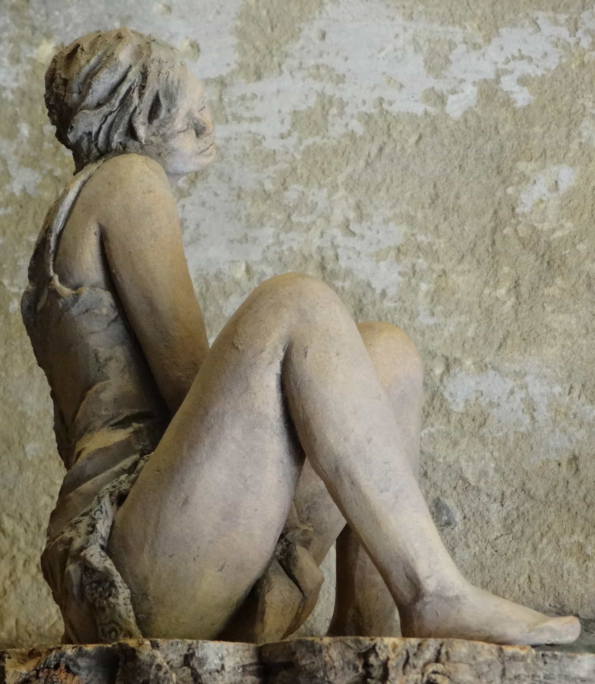 Sculpture femme vers Rocamadour - ELLE