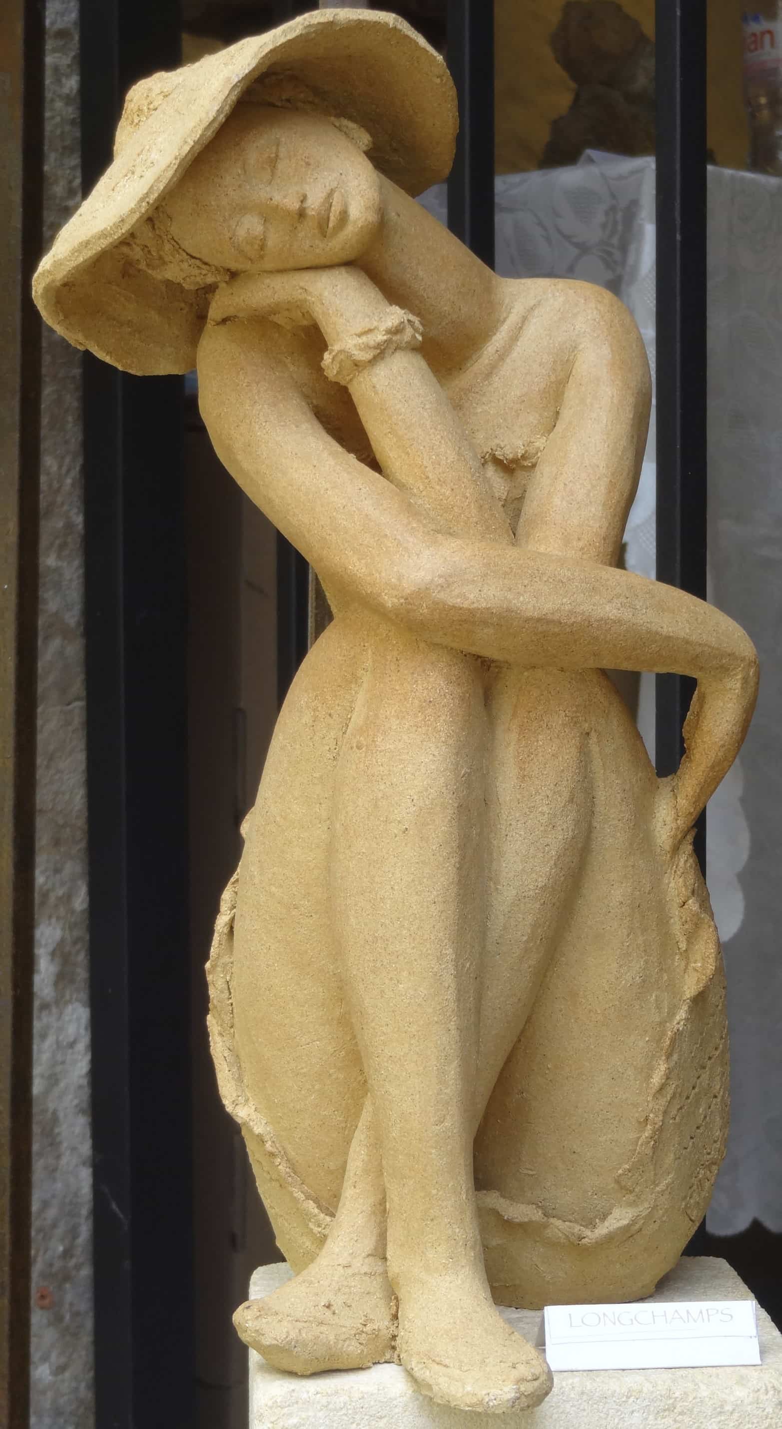 Sculpture femme vers Rocamadour - LONGCHAMP